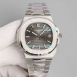 GR Factory Swiss Copy Patek Philippe Nautilus 5711 Watch Stainless Steel Grey Dial 40MM